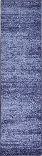 Rugs.com Angelica Collection Teppich, 3 m, marineblau, mittelgroß, perfekt für Flur, Eingangsbereich von Rugs.com