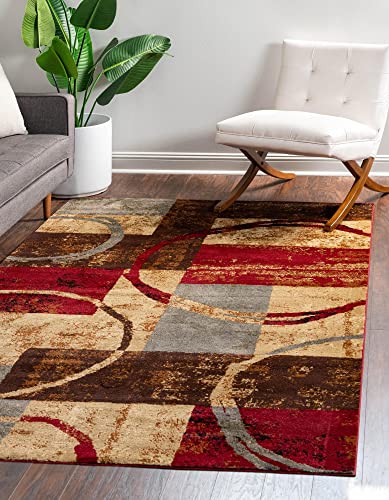 Rugs.com Cafe Collection Teppich, 1,2 x 1,8 m, mittelgroß, perfekt für Eingänge, Küchen, Frühstücksecken, Akzentstücke von Rugs.com