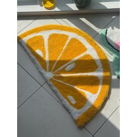 Zitronen-Handgefertigter Teppich von RugsBYsunshine