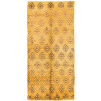 15x25 cm Mid-Century Karapinar Teppich in Butterscotch Gelb. Ng238 von RugsCarpetsRunners