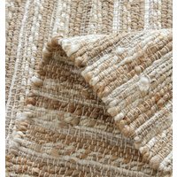 Jute Baumwolle Teppich Handgewebt Boho Modern Stil Küchenteppich Wohnzimmer Kinderzimmer von RugsPavilion