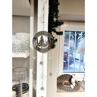 Silber Windspiel Weihnachtsbaum 70cm Metall Hänger Spirale Baum Gartendeko Geschenk Mit Perlen Silber Windspiel Weihnachtsbaum 70cm Metall Hänger Spirale Baum Gartendeko Geschenk Mit Perlen von RugsPavilion