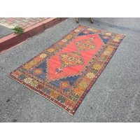 100x200 Roter Teppich Für Die Küche, cm Zum Wohnzimmerteppich von RugsofIstanbul