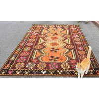 200x300 cm Webteppich, Kelimteppich, Handgewebt, Kelim Teppich, R7096F66 200x300 cm Webteppich, Kelimteppich, Handgewebt, Kelim Teppich, R7096F66 von RugsofIstanbul