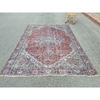 200x300 Wollteppich, Vintage Teppich, Wohnzimmerteppich R8497F69 von RugsofIstanbul