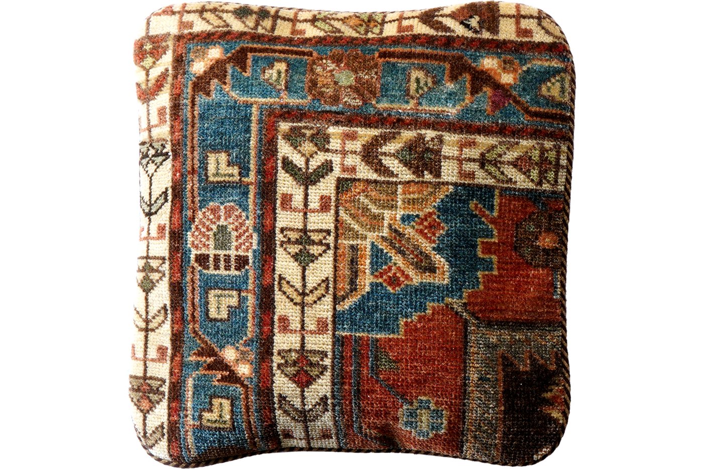 Rugtales Kissenbezüge Kelim Kissen 40x40cm, Handgemachtes Unikat, nachhaltig und fair gefertigt von Rugtales