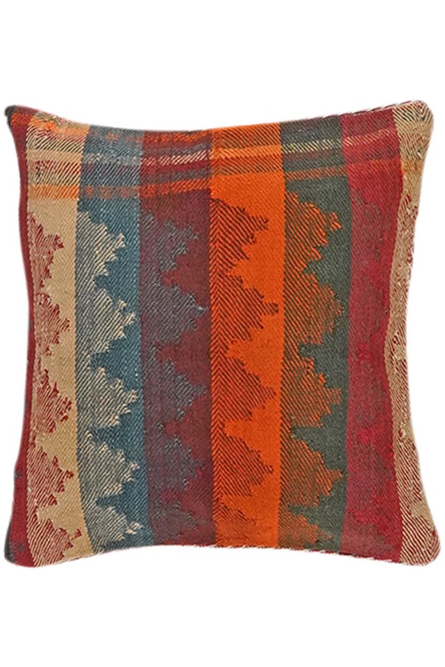 Rugtales Kissenbezüge Kelim Kissen 50x45cm, Handgemachtes Unikat, nachhaltig und fair gefertigt von Rugtales