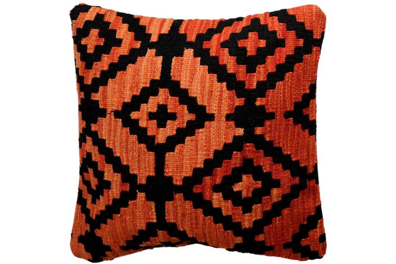Rugtales Kissenbezüge Kelim Kissen 50x50cm, Handgemachtes Unikat, nachhaltig und fair gefertigt von Rugtales