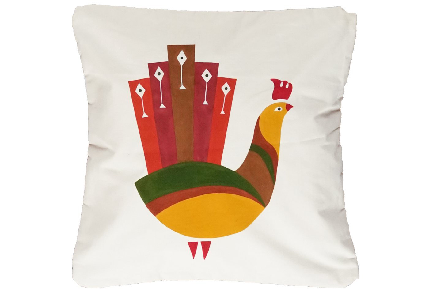 Rugtales Kissenbezüge Kelim Kissen 50x50cm, Handgemachtes Unikat, nachhaltig und fair gefertigt von Rugtales