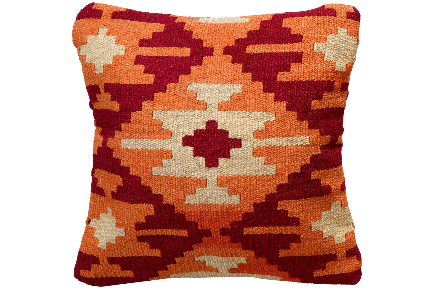 Rugtales Kissenbezüge Kelim Kissen 50x50cm, Handgemachtes Unikat, nachhaltig und fair gefertigt von Rugtales