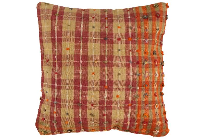 Rugtales Kissenbezüge Kelim Kissen 65x65cm, Handgemachtes Unikat, nachhaltig und fair gefertigt von Rugtales