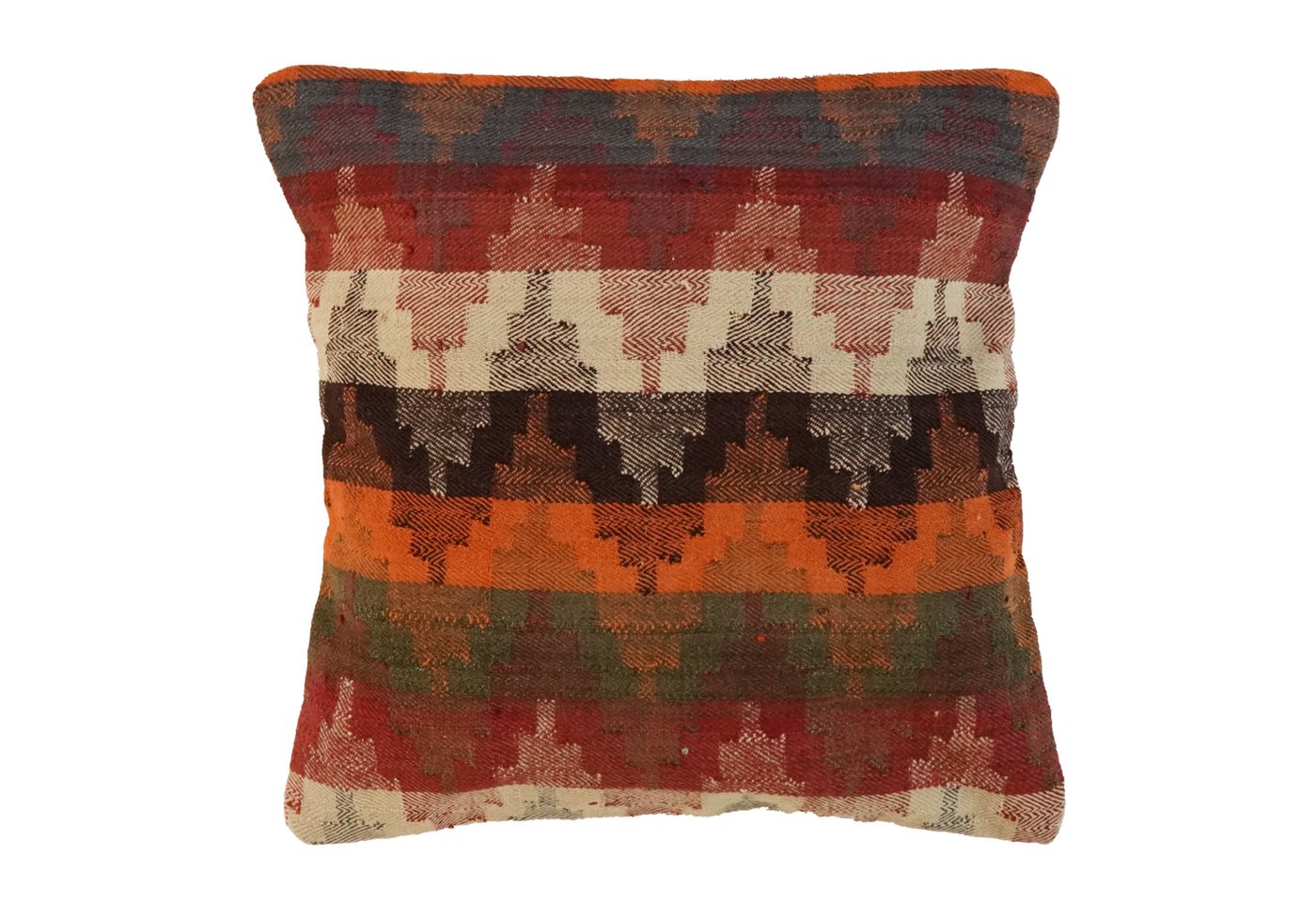 Rugtales Kissenbezüge Kelim Kissen 65x65cm, Handgemachtes Unikat, nachhaltig und fair gefertigt von Rugtales