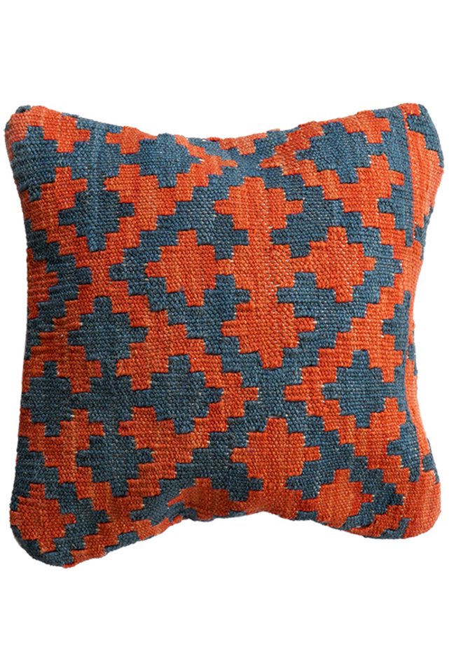 Rugtales Kissenbezüge Kelim Kissen 40x40cm, Handgemachtes Unikat, nachhaltig und fair gefertigt von Rugtales