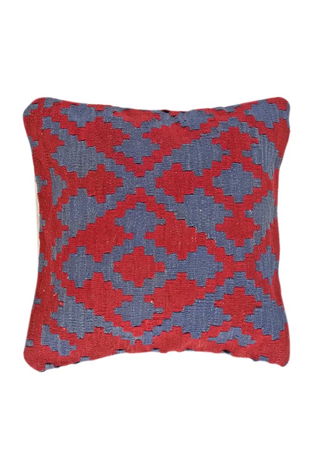 Rugtales Kissenbezüge Kelim Kissen 65x65cm, Handgemachtes Unikat, nachhaltig und fair gefertigt von Rugtales