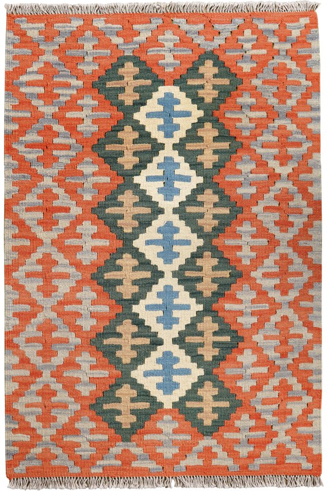 Rugtales Teppich Kelim Gashgai 131x89cm, Rechteck, Handgemachtes Unikat, nachhaltig und fair gefertigt von Rugtales