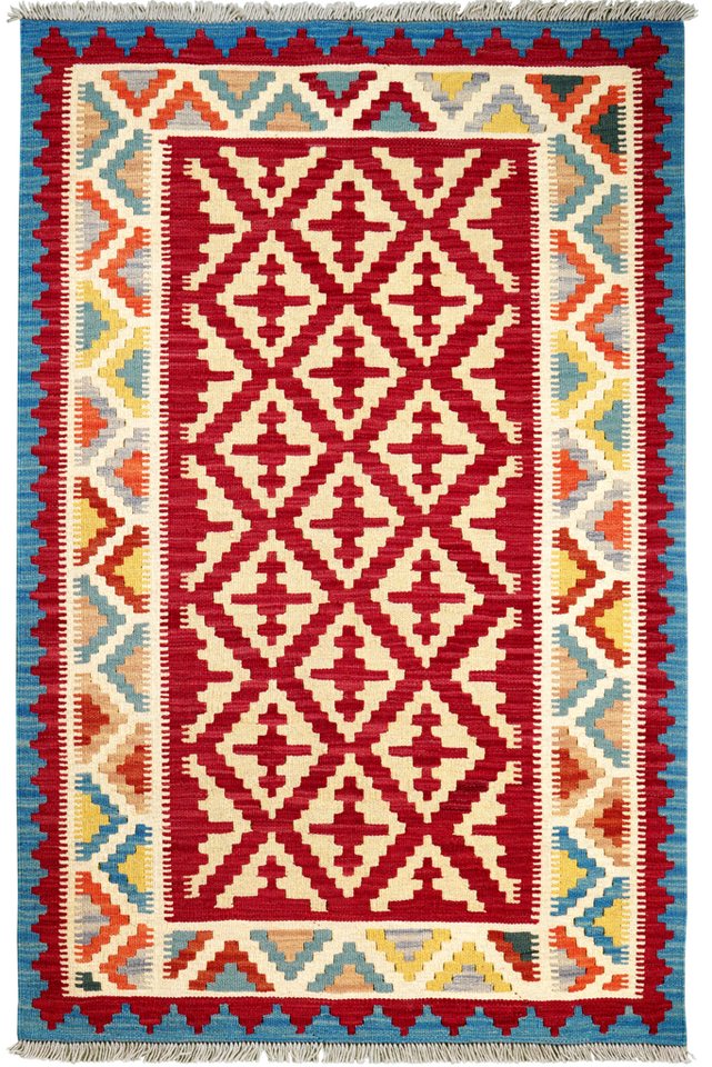 Rugtales Teppich Kelim Gashgai 162x105cm, Rechteck, Handgemachtes Unikat, nachhaltig und fair gefertigt von Rugtales