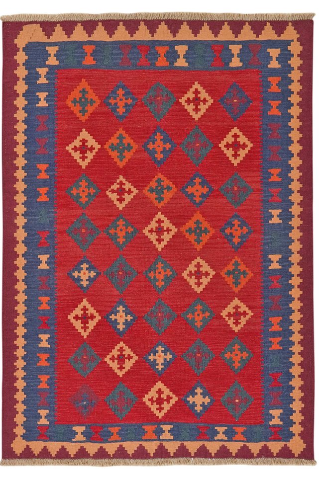 Rugtales Teppich Kelim Gashgai 178x126cm, Rechteck, Handgemachtes Unikat, nachhaltig und fair gefertigt von Rugtales