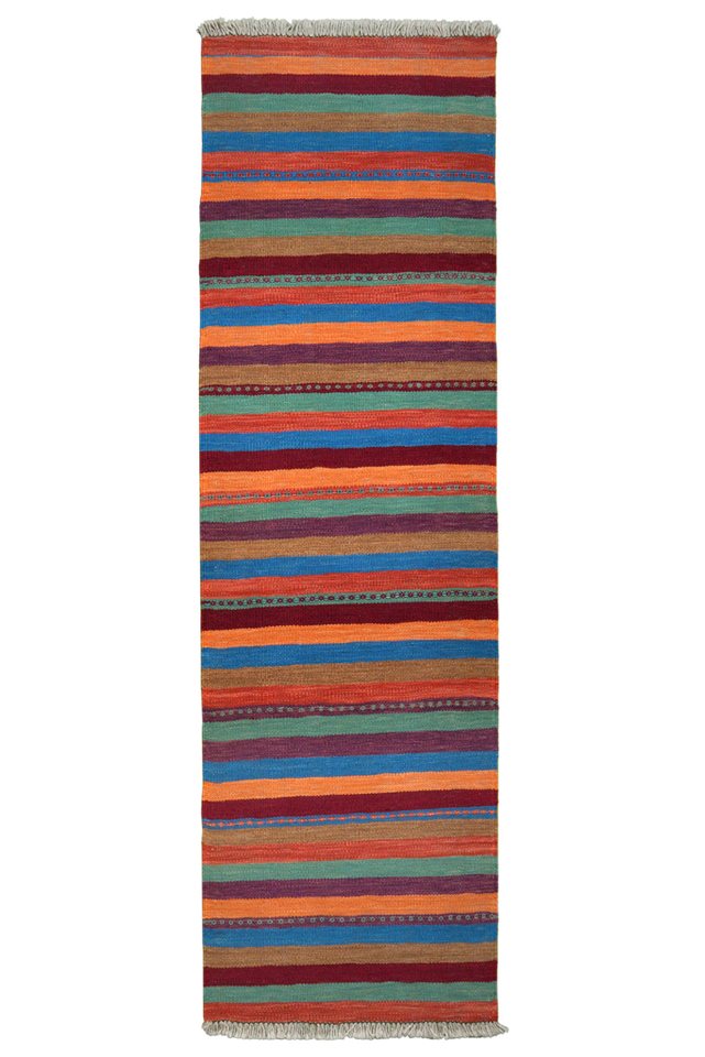 Rugtales Teppich Kelim Gashgai 201x60cm, Lufer, Handgemachtes Unikat, nachhaltig und fair gefertigt von Rugtales