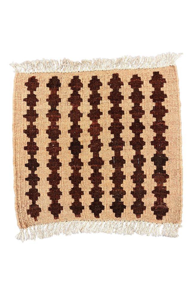 Rugtales Teppich Kelim Gashgai 31x28cm, Rechteck Rugtales Teppich Kelim Gashgai 31x28cm, Rechteck von Rugtales