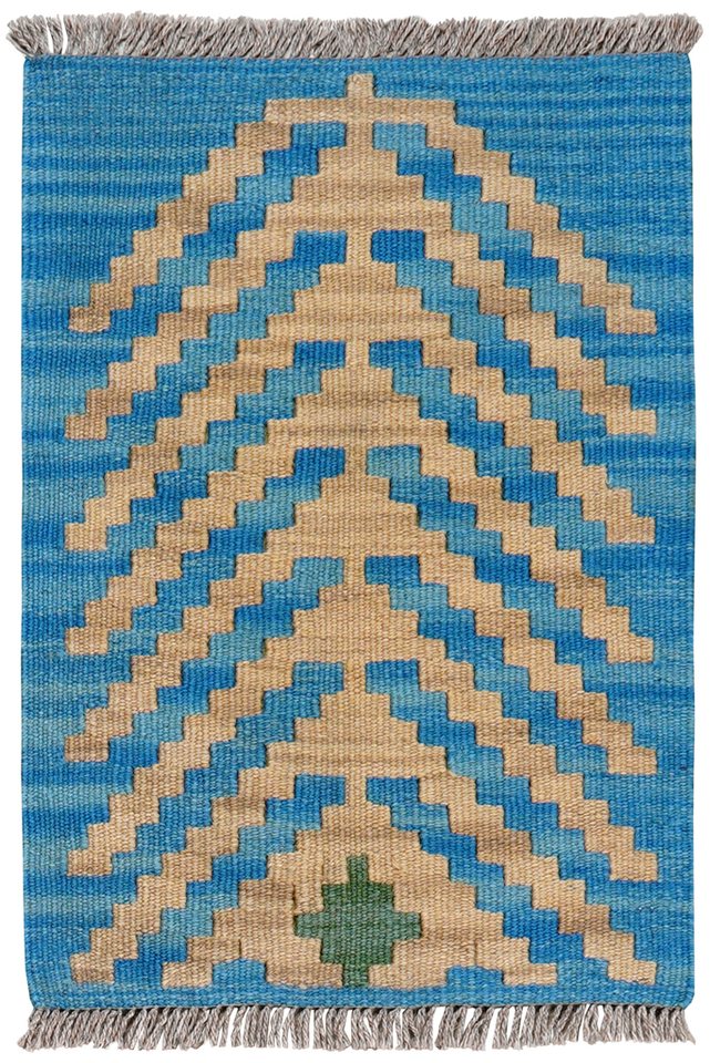 Rugtales Teppich Kelim Gashgai 59x41cm, Rechteck, Handgemachtes Unikat, nachhaltig und fair gefertigt von Rugtales