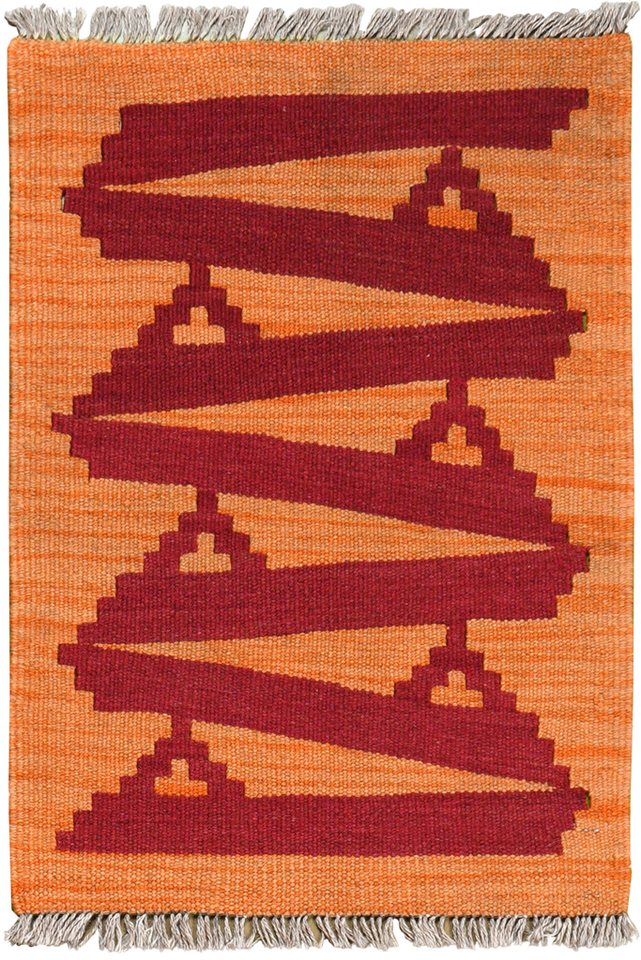 Rugtales Teppich Kelim Gashgai 61x43cm, Rechteck Rugtales Teppich Kelim Gashgai 61x43cm, Rechteck von Rugtales