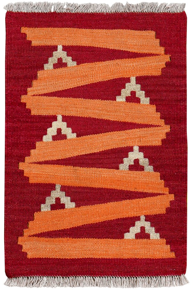 Rugtales Teppich Kelim Gashgai 62x42cm, Rechteck Rugtales Teppich Kelim Gashgai 62x42cm, Rechteck von Rugtales