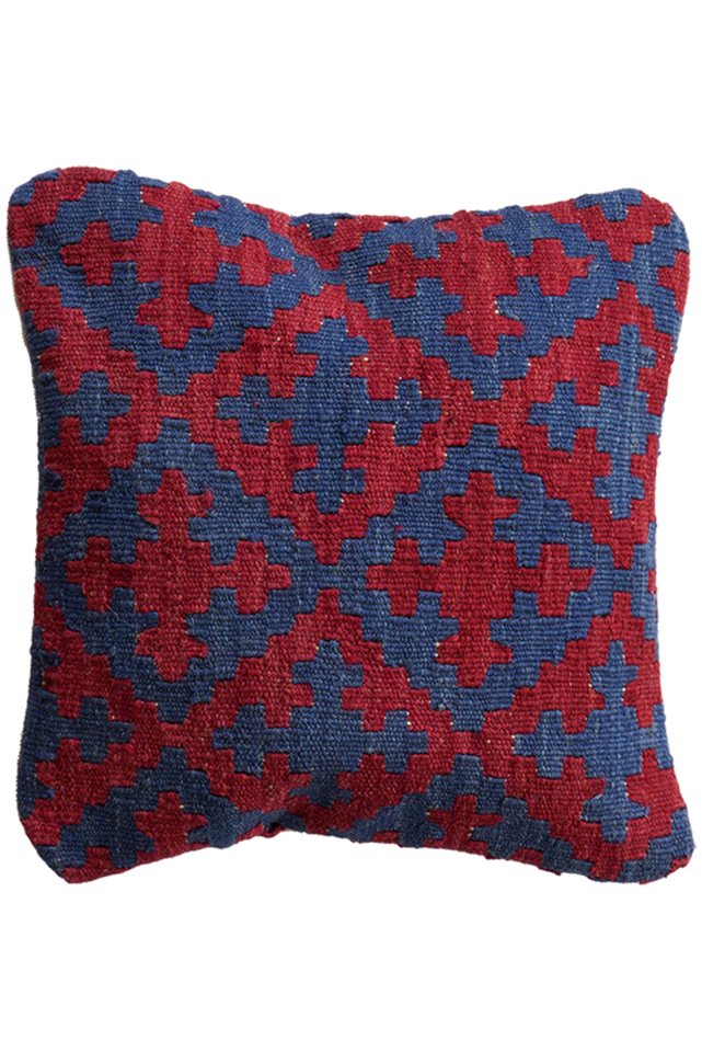 Rugtales Kissenbezüge Kelim Kissen 40x40cm, Handgemachtes Unikat, nachhaltig und fair gefertigt von Rugtales