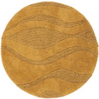 Breeze Badematte - Gelb  Ø 70 von Rugvista