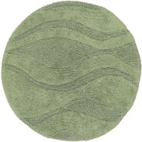 Breeze Badematte - Grün  Ø 70 von Rugvista