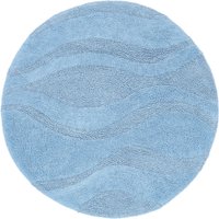 Breeze Badematte - Hellblau  Ø 90 von Rugvista