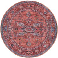 Georgia Oriental Teppich - Rot / Blau  Ø 120 von Rugvista