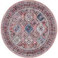Grit Oriental Teppich - Terrakotta / Mehrfarbig  Ø 160 von Rugvista