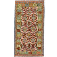 Kelim Afghan Old Stil Teppich 102x192 von Rugvista