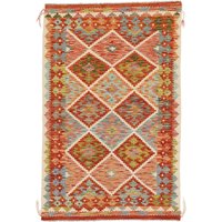 Kelim Afghan Old Stil Teppich 98x154 von Rugvista