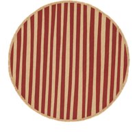 Ribbons Teppich - Beige / Rot  Ø 100 von Rugvista