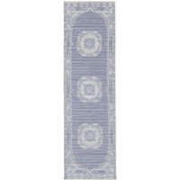 Safi Teppich - Blau / Weiß 80x250 Safi Teppich - Blau / Weiß 80x250 von Rugvista