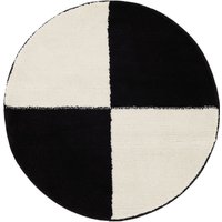 Sandro Block Badematte - Schwarz / Naturweiß Ø 75 Sandro Block Badematte - Schwarz / Naturweiß Ø 75 von Rugvista