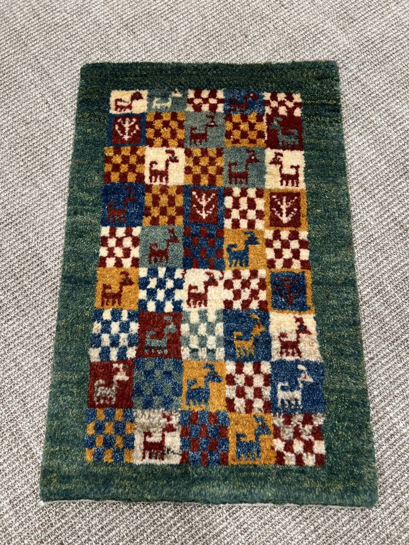 Gabbeh Perserteppich 40x60 (Iran) Handgeknüpft