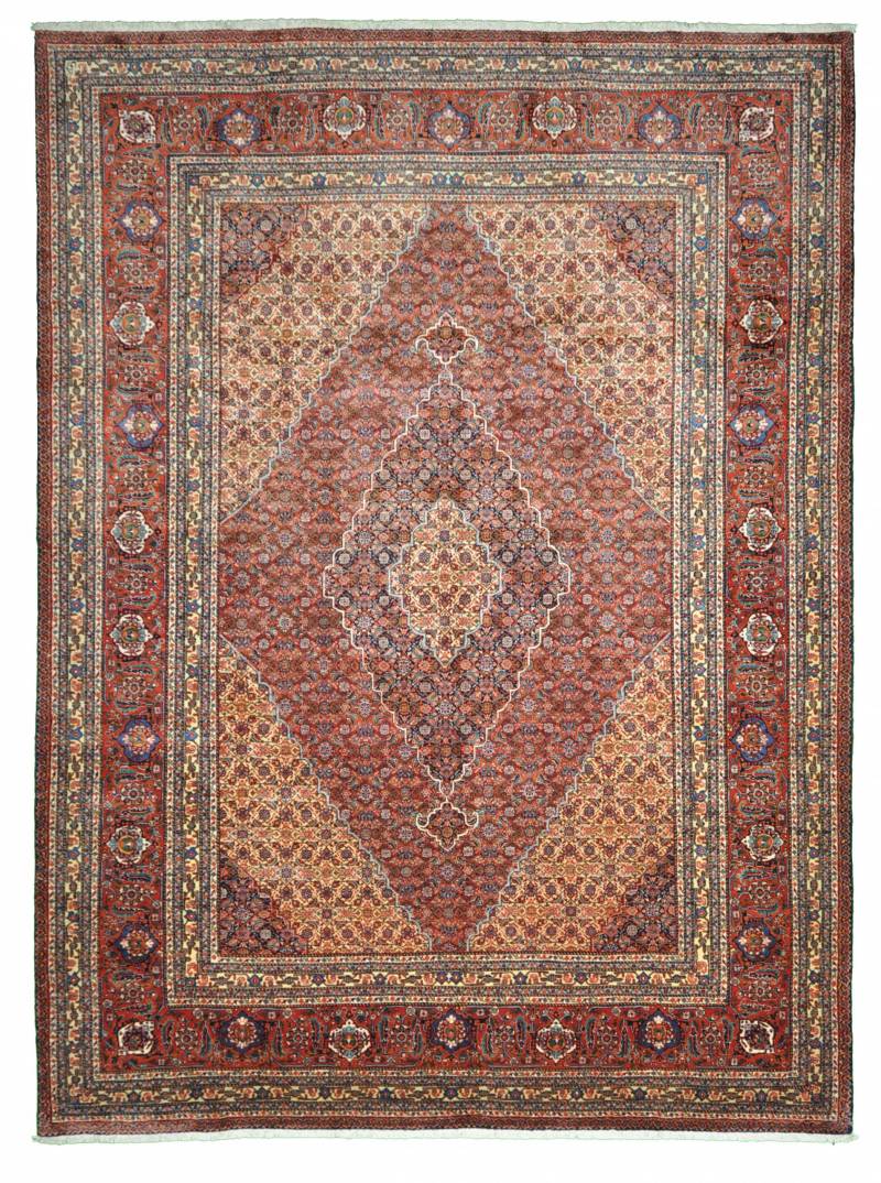 Täbriz Perserteppich 340x260 Rot (Iran) Handgeknüpft von Rugway