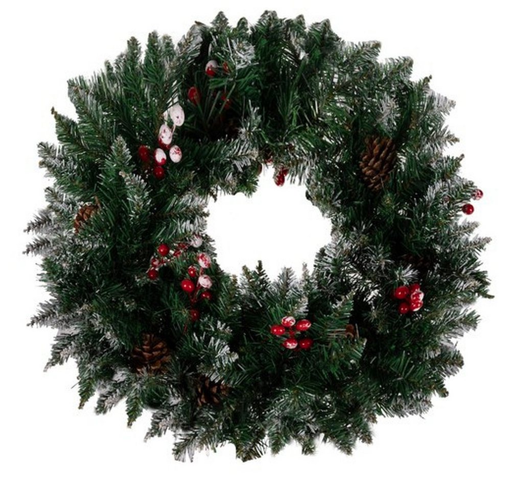 Ruhhy Adventskranz Weihnachtskranz Dekokranz, 45 cm Kranz ist ideal für Türen, Flure, Fenster oder Wände Ruhhy Adventskranz Weihnachtskranz Dekokranz, 45 cm Kranz ist ideal für Türen, Flure, Fenster oder Wände von Ruhhy