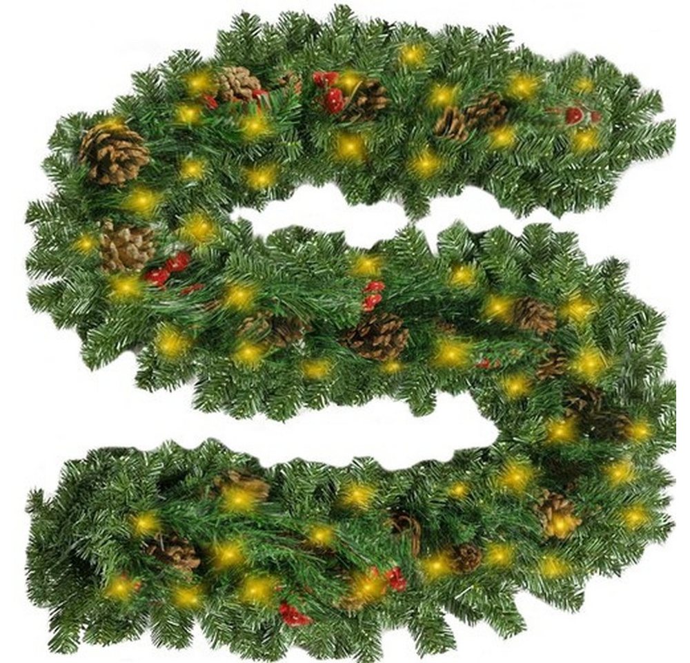 Ruhhy LED-Girlande Weihnachtsbaumgirlande Dekogirlande, verleiht Ihnen eine festliche Stimmung und Atmosphäre Ruhhy LED-Girlande Weihnachtsbaumgirlande Dekogirlande, verleiht Ihnen eine festliche Stimmung und Atmosphäre von Ruhhy