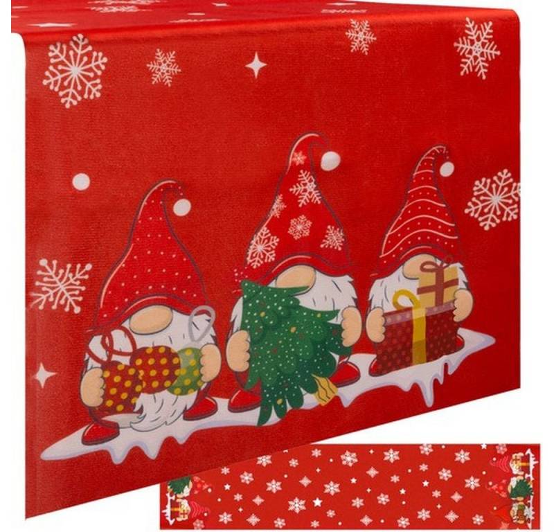Ruhhy Tischläufer Weihnachtstischläufer (Spar-Set 1-tlg, dekorativ), vor Beschädigungen, Flecken oder Kratzern schützen von Ruhhy