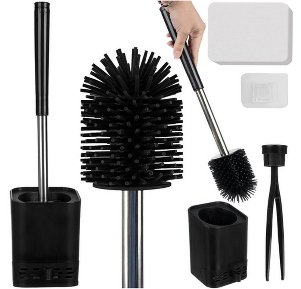 Ruhhy WC-Reinigungsbürste Badezimmerbürste Toilettenbürste, Badezimmer, (Spar-Set, hygienisch), effektive Reinigung von Ruhhy