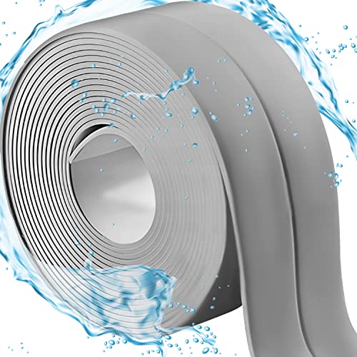 Ruhhy Wasserdichtes Dichtungsband Selbstklebend 3,2m Klebeband Dusche 20885, Farbe:Grau-Grey von Ruhhy