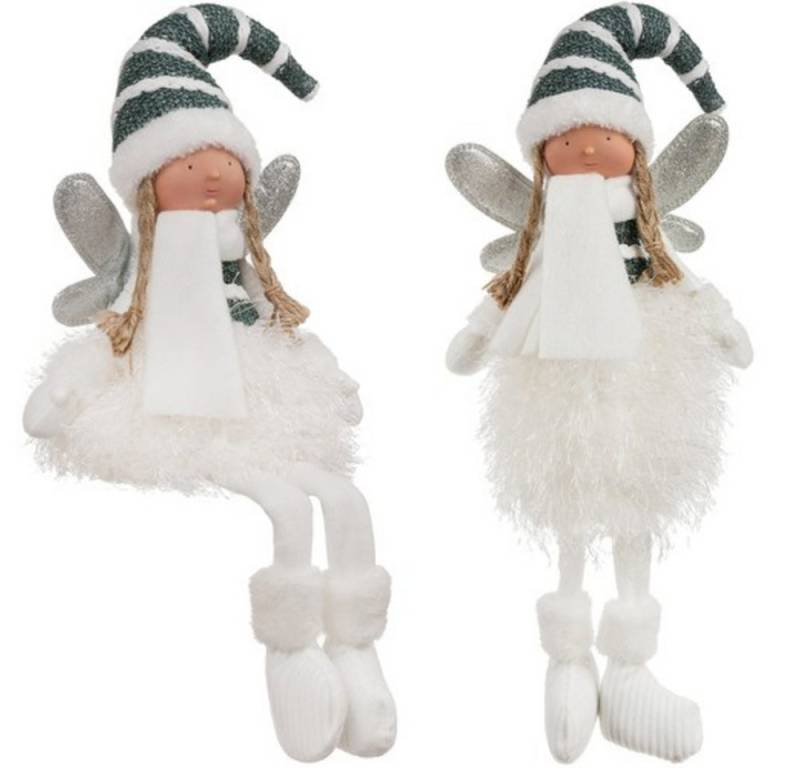 Ruhhy Weihnachtsfigur Weihnachtsdekoration Deko-Engel (Spar-Set, 1 St., weihnachtlich), Funkelnde Flügel und liebevolle Gestaltung von Ruhhy