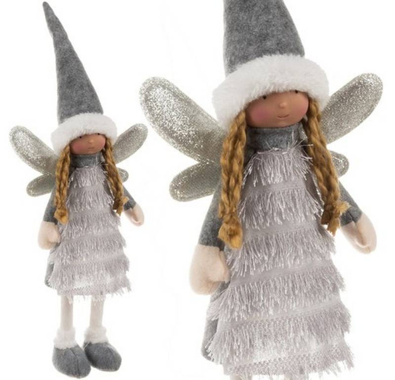 Ruhhy Weihnachtsfigur Weihnachtsengel Dekoelfe (Spar-Set, dekorativ), Zarte, schimmernde Flügel verleihen der Figur Leichtigkeit von Ruhhy
