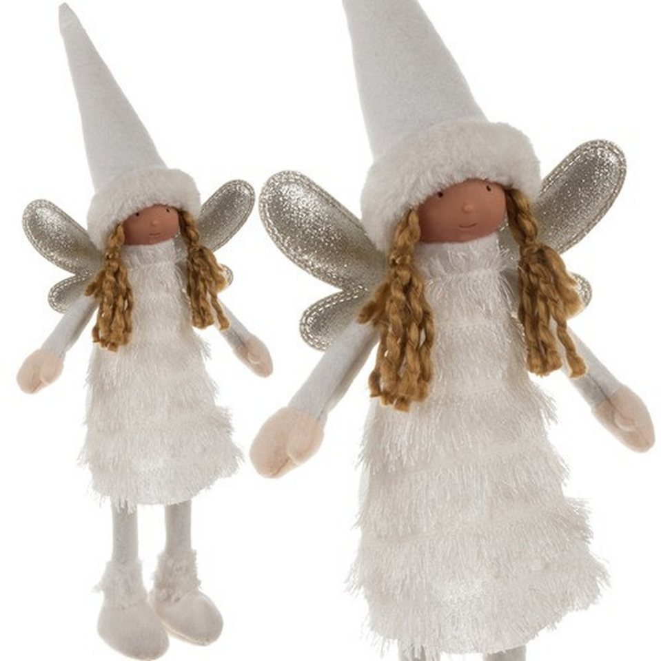 Ruhhy Weihnachtsfigur Weihnachtsfee Dekoengel (Spar-Set, weihnachtlich), Ideal als Blickfang am Kamin, unter dem Baum oder im Flur von Ruhhy