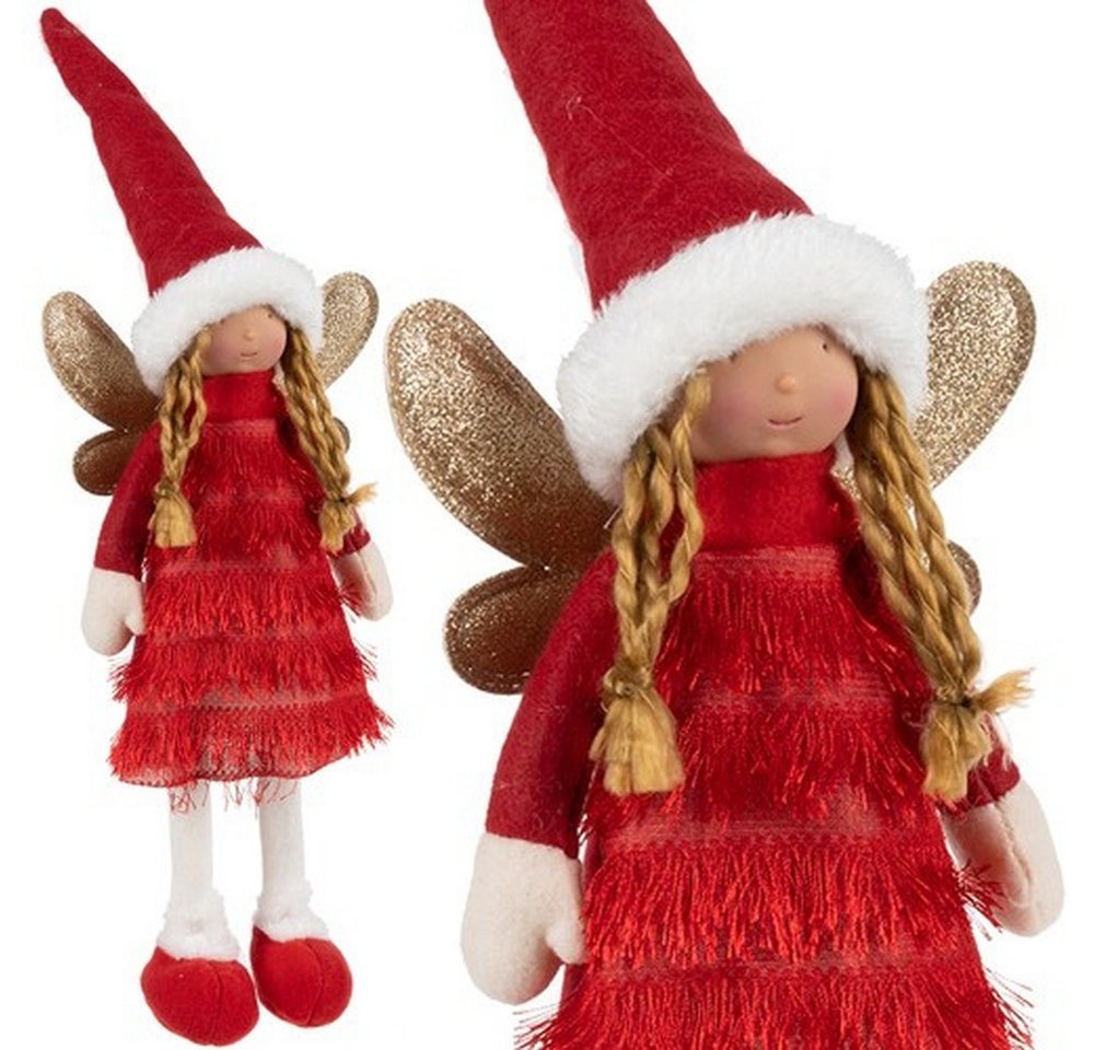 Ruhhy Weihnachtsfigur Weihnachtsfee Dekoration Engel (Spar-Set, 1 St., dekorativ), Ideal für Kamin, Weihnachtsbaum, Fensterbank von Ruhhy