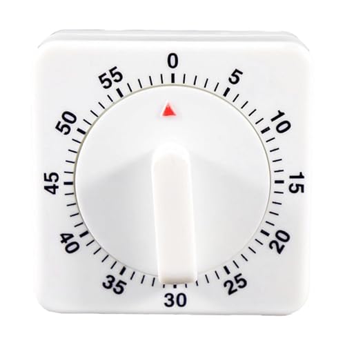 Mechanischer Küchentimer – 60-Minuten-Koch-Countdown-Erinnerung, Präziser Countdown Für Perfektes Backen Und Kochen, Moderner Wecker Für Koch- Und Backübungen von Ruhnjyg