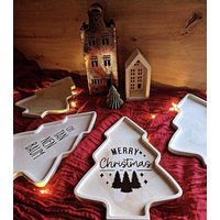 Weihnachtliches Deko-Tablett Aus Raysin | Skandi Winterdekoration Hygge Christmas Decor Geschenkidee Weihnachten von Ruhrplottlea